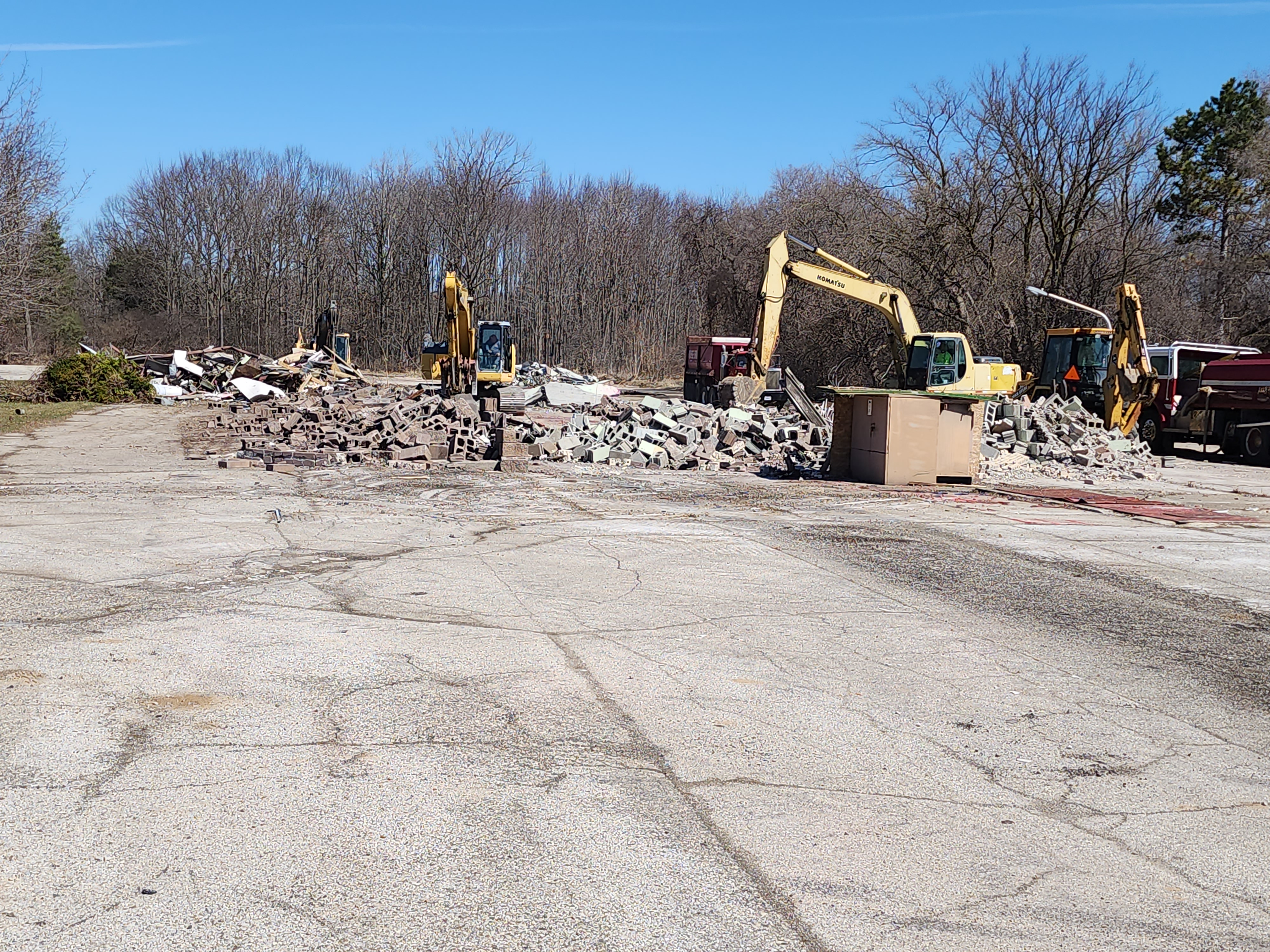 Elite Express Wash construction progress April 10, 2026